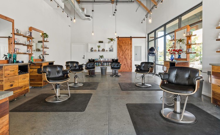 Petaluma Hair Company hair salon construction