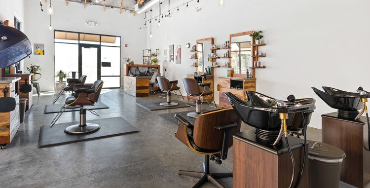 Petaluma Hair Company full salon remodel