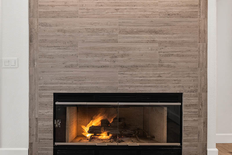 Residential Remodel Interior Fireplace