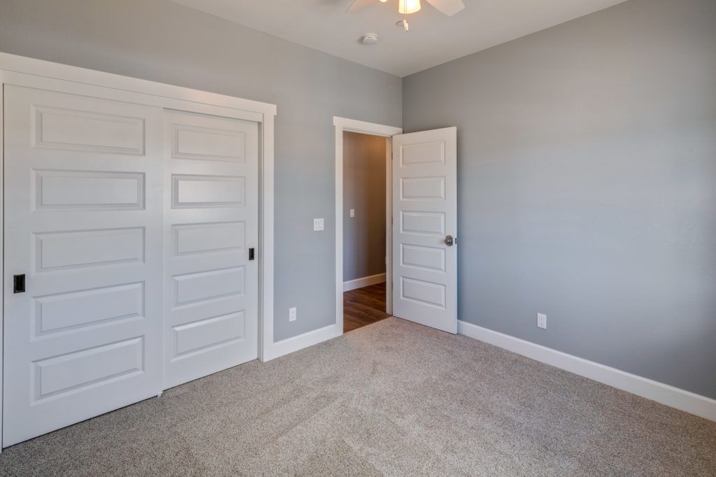 Bedroom of Rebuilt Home