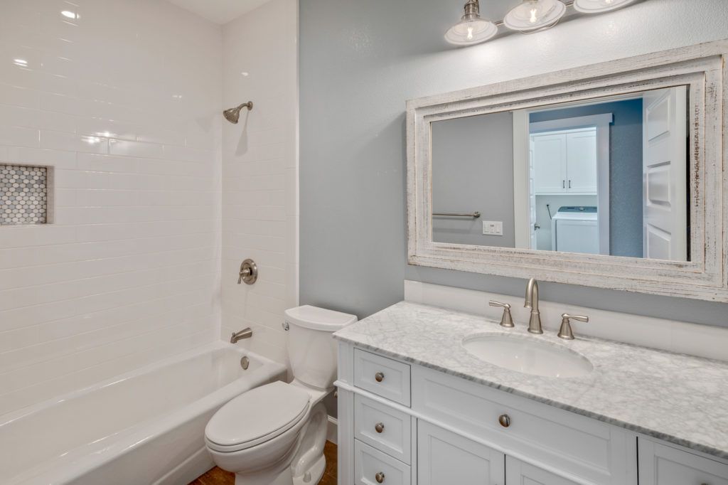 Bathroom of Rebuilt Coffey Park Home