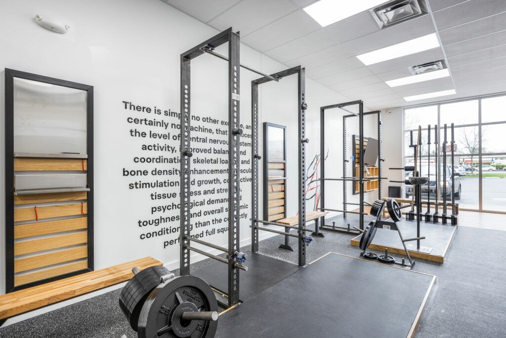 Starting Strength Columbus gym weightlift area in Dublin, OH