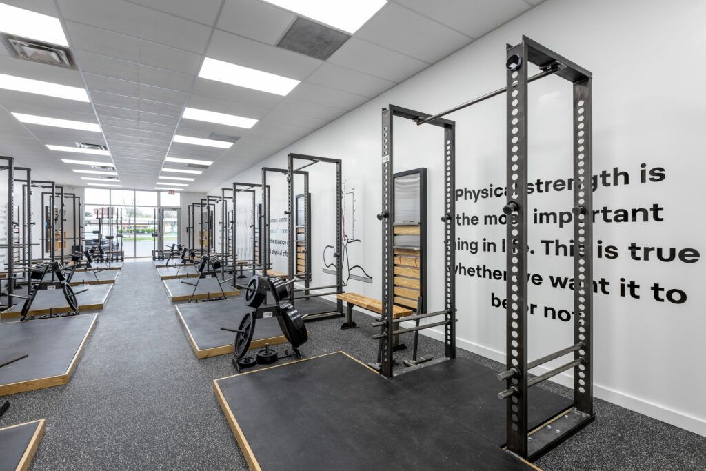 Starting Strength Columbus gym weightlift area in Dublin, OH